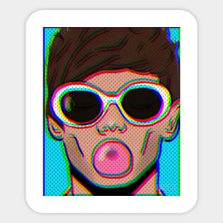 Vintage Glitch Sticker